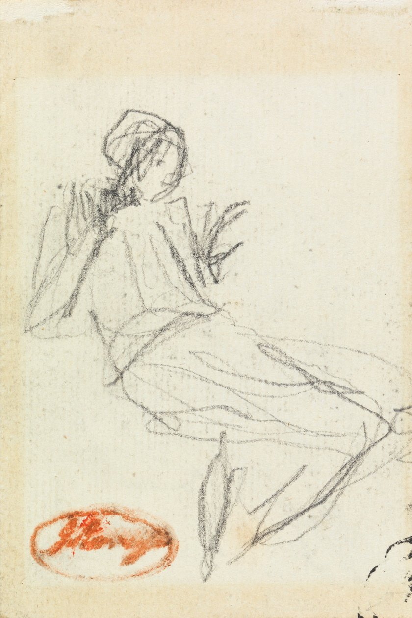 Siedząca wieśniaczka autorstwa George Romney
