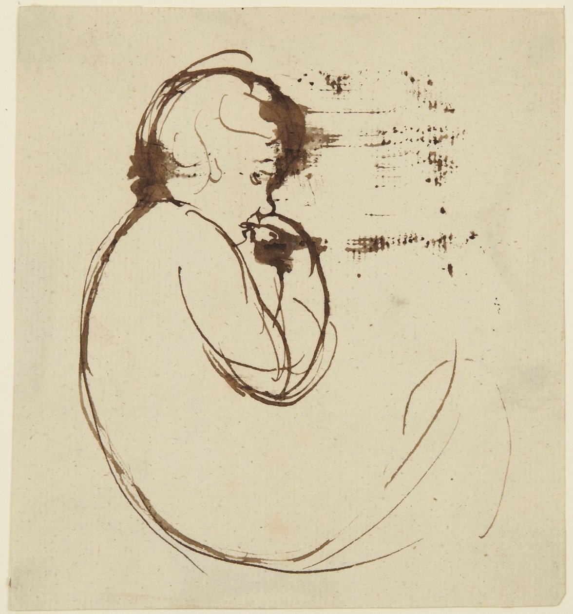 Szkic przedstawiający dziecko autorstwa George Romney