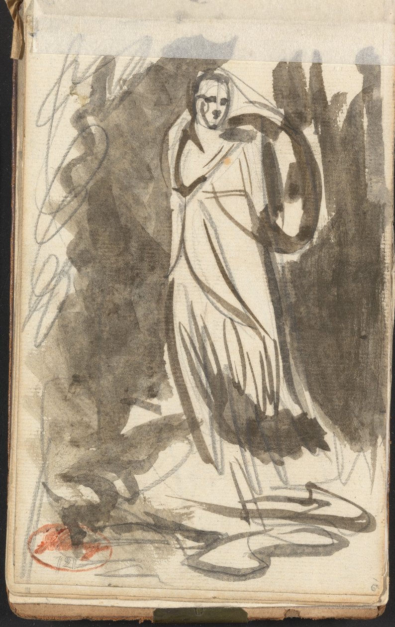 Stojąca postać kobieca autorstwa George Romney