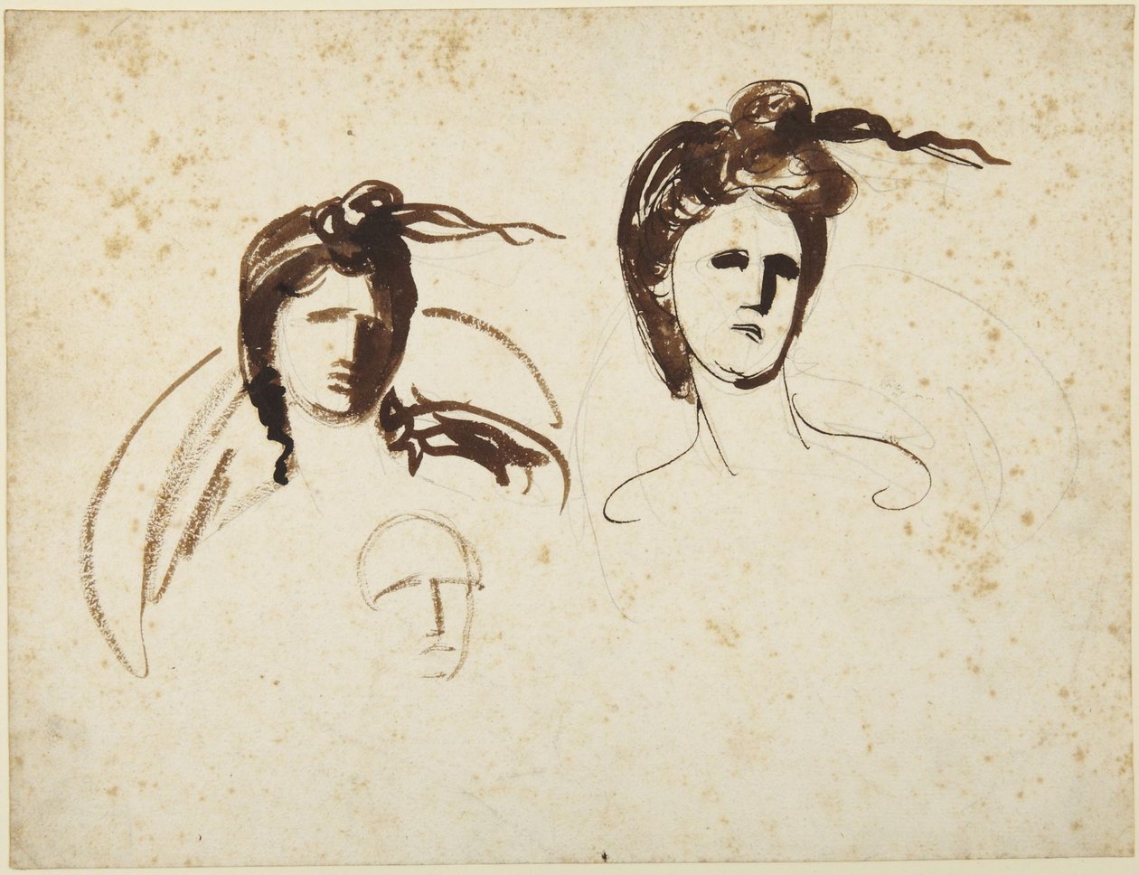 Studia nad głową kobiety autorstwa George Romney