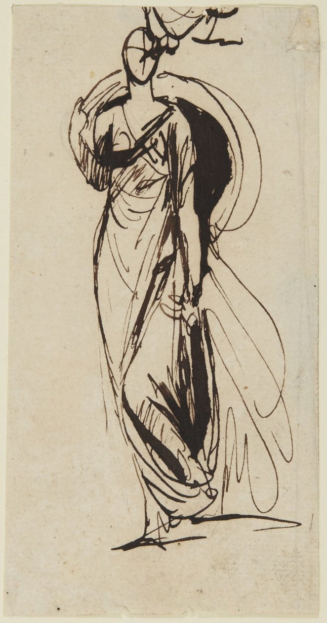 Studium do portretu wicehrabiny Bulkeley autorstwa George Romney