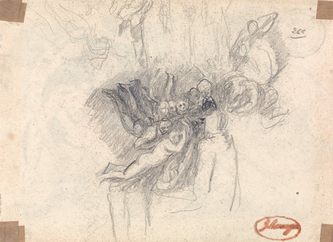 Pokuszenie Chrystusa autorstwa George Romney