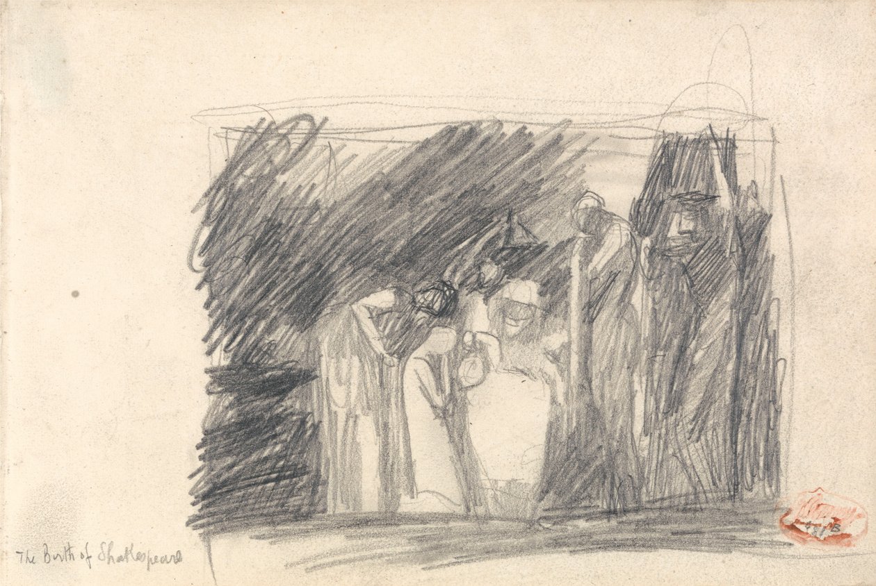 Etapy życia człowieka: Narodziny człowieka autorstwa George Romney