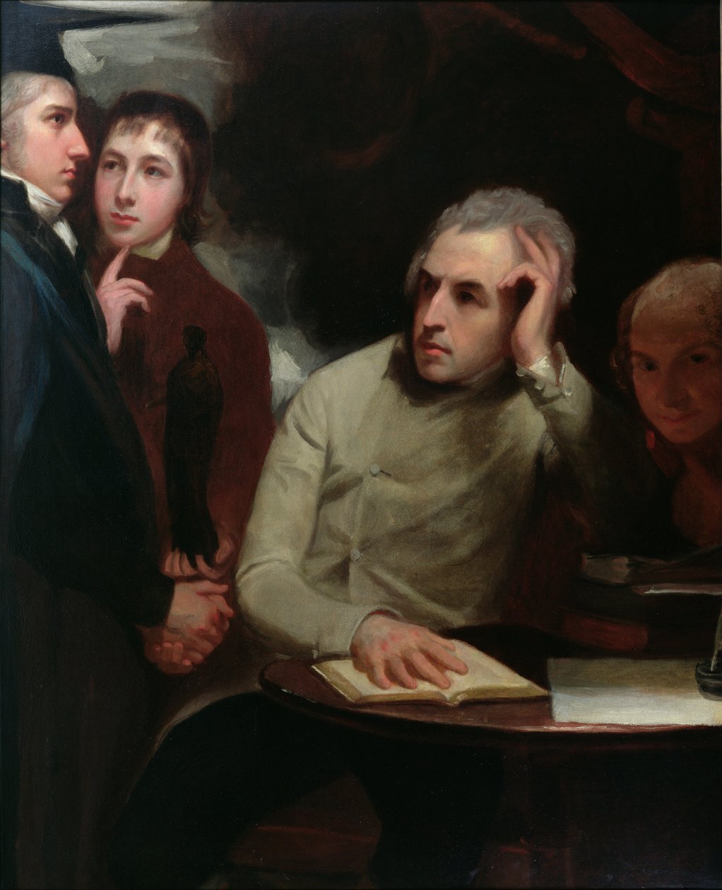 Czterech przyjaciół autorstwa George Romney