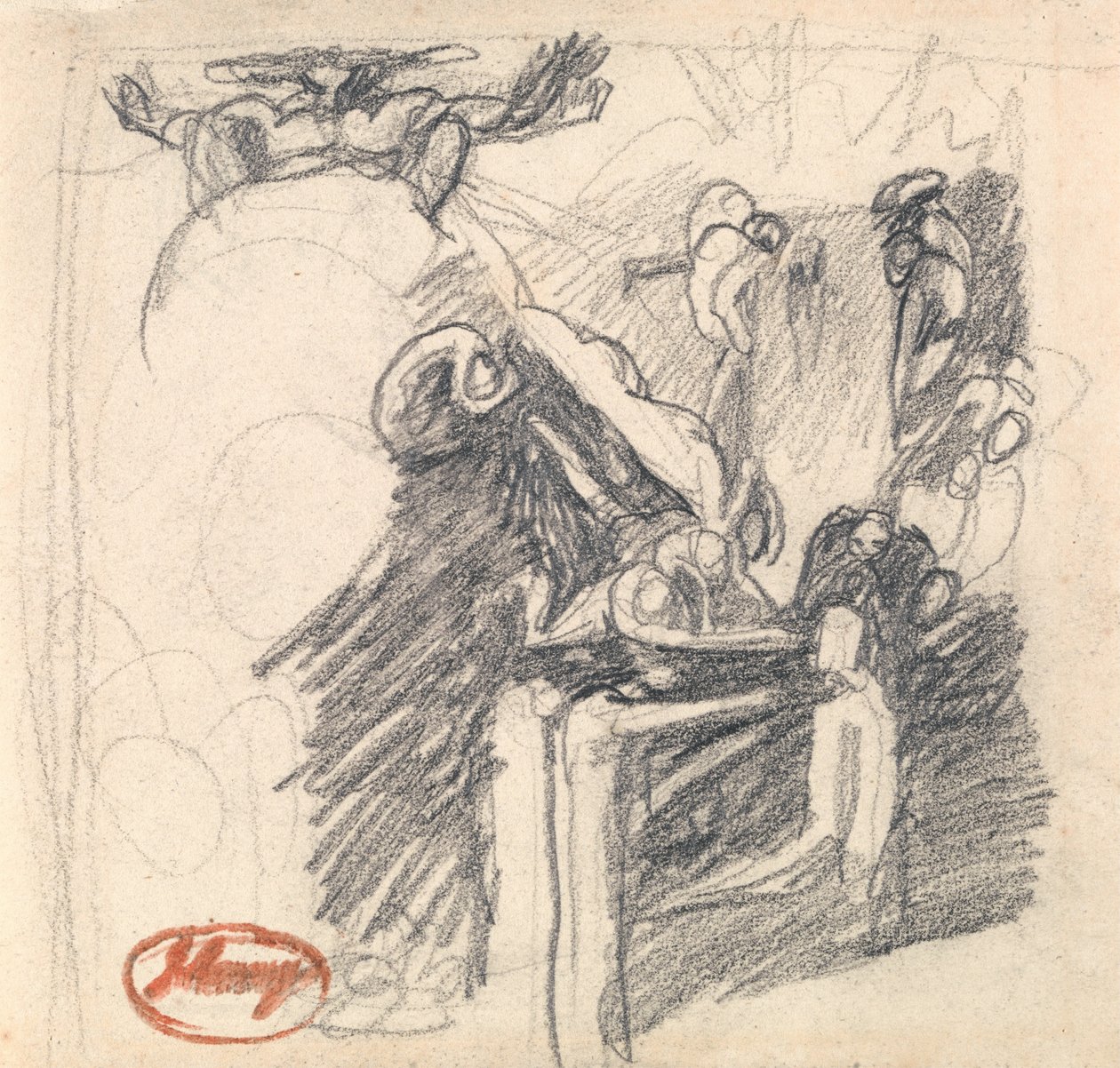 Kuszenie Chrystusa autorstwa George Romney