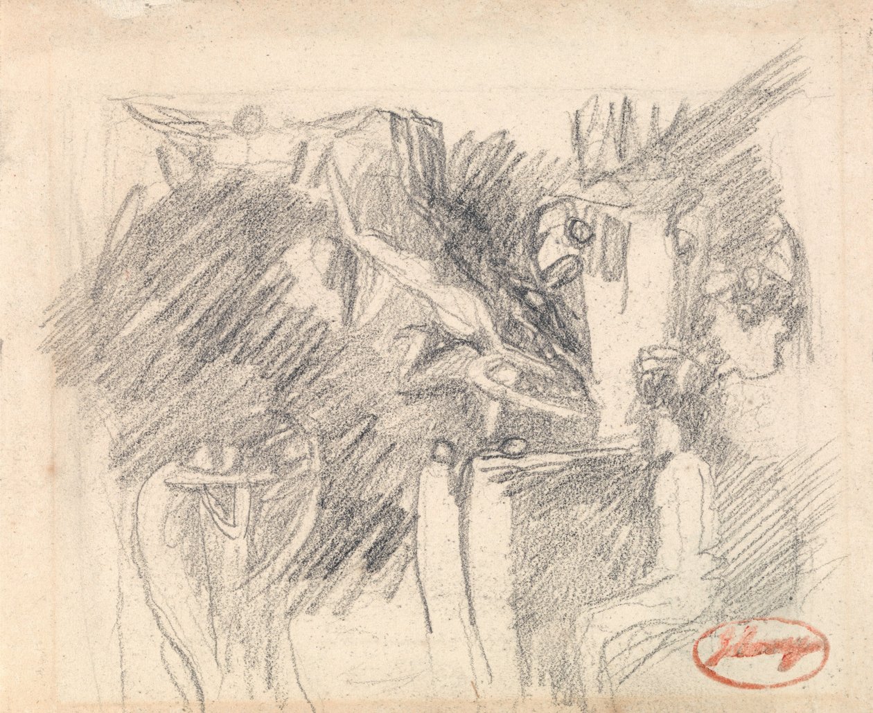 Pokuszenie Chrystusa autorstwa George Romney