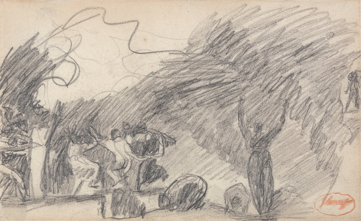 Jaskinia Czarownic – Makbet autorstwa George Romney