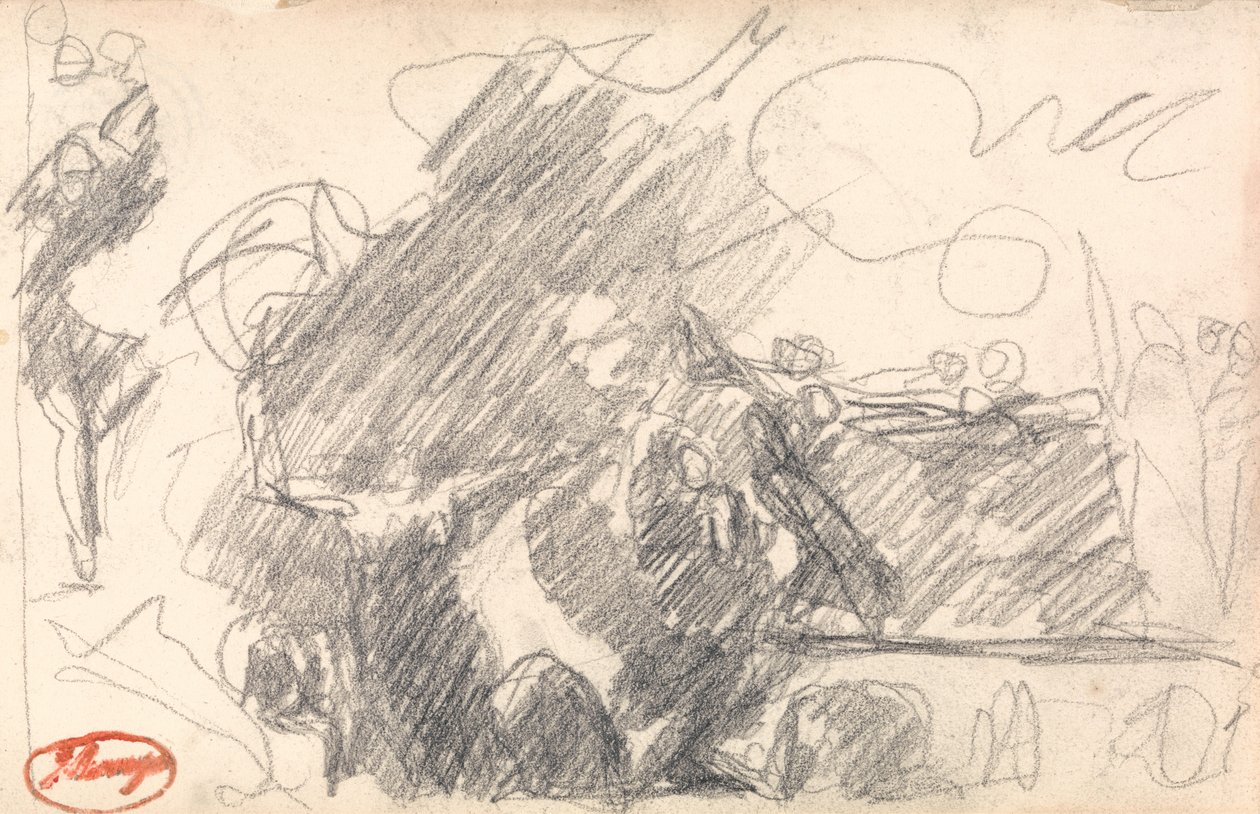 Jaskinia czarownic: Druga wizyta Makbeta autorstwa George Romney