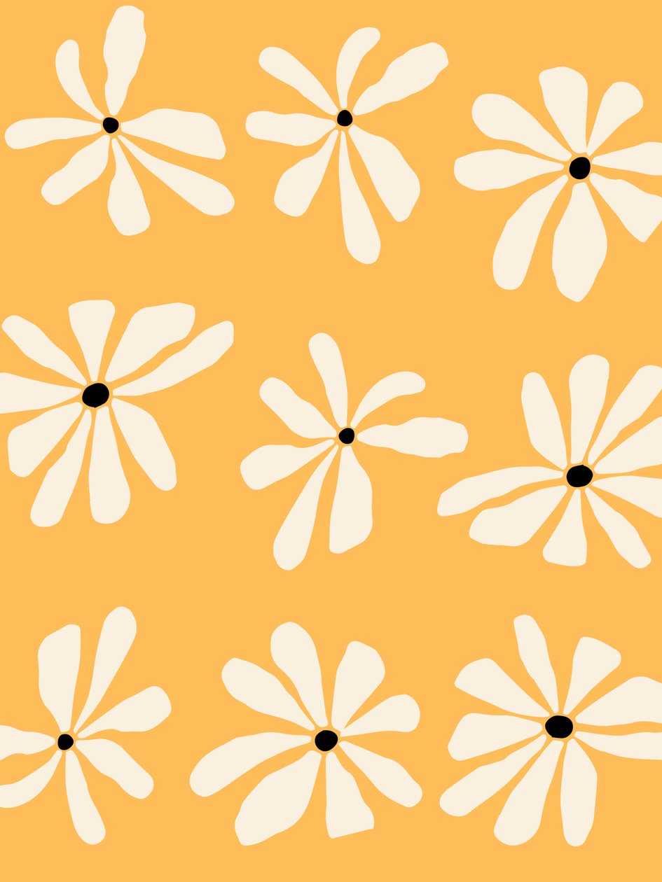 Flower Power, 2023 (obraz na płótnie) autorstwa George Rosaly