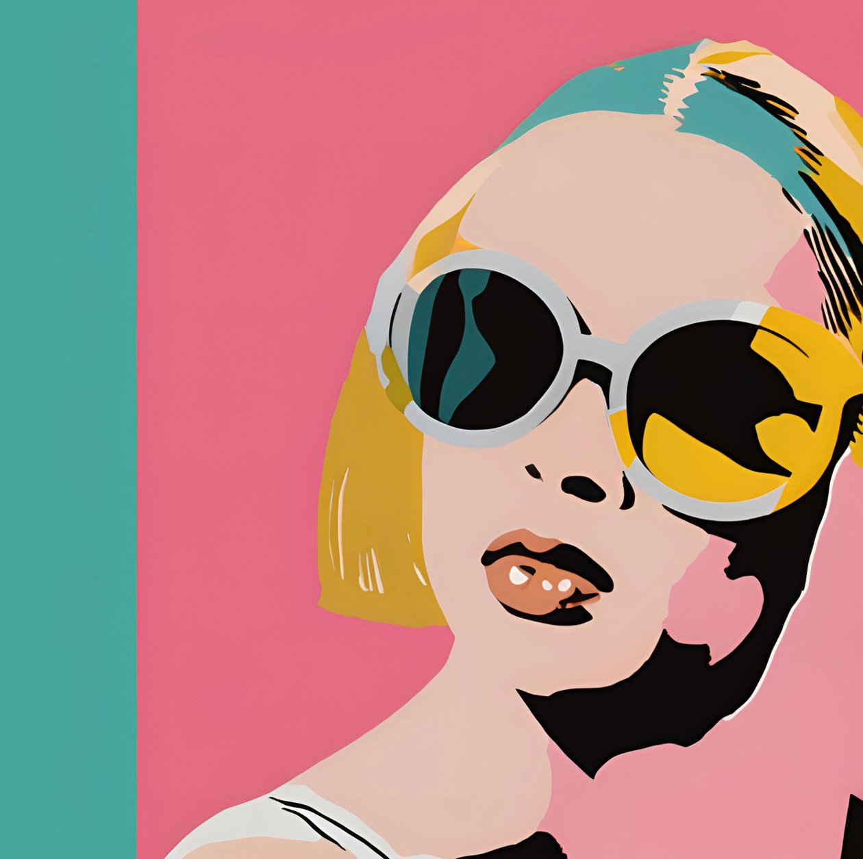 Glamorous Gaze, 21 wiek (malarstwo) autorstwa George Rosaly