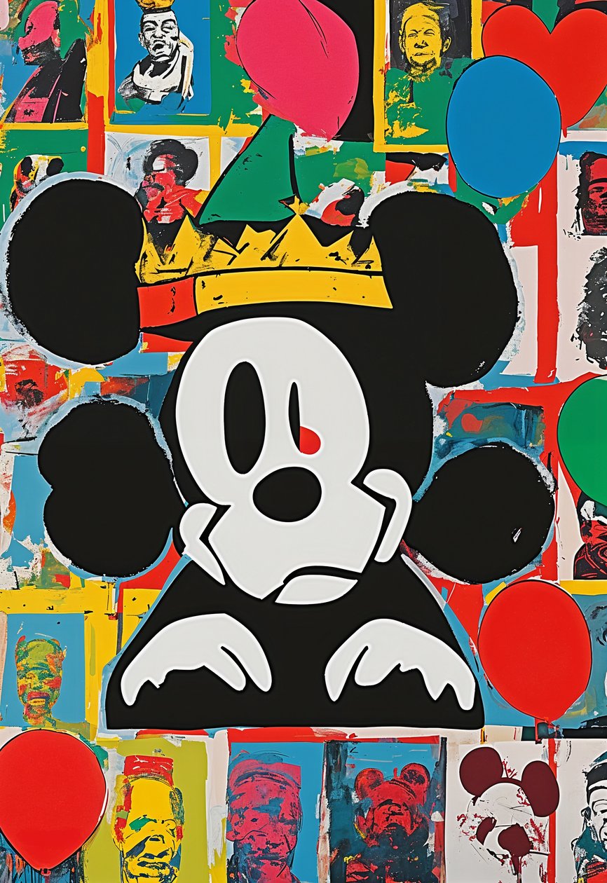 Royal Playfulness, 2024 (akryl na płótnie) autorstwa George Rosaly