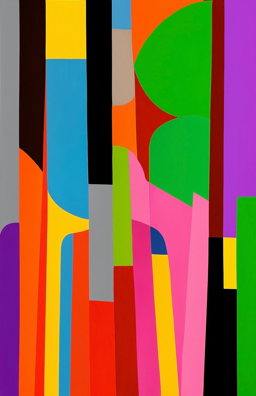 Shifting Perspectives, 2025 (akryl na płótnie) autorstwa George Rosaly