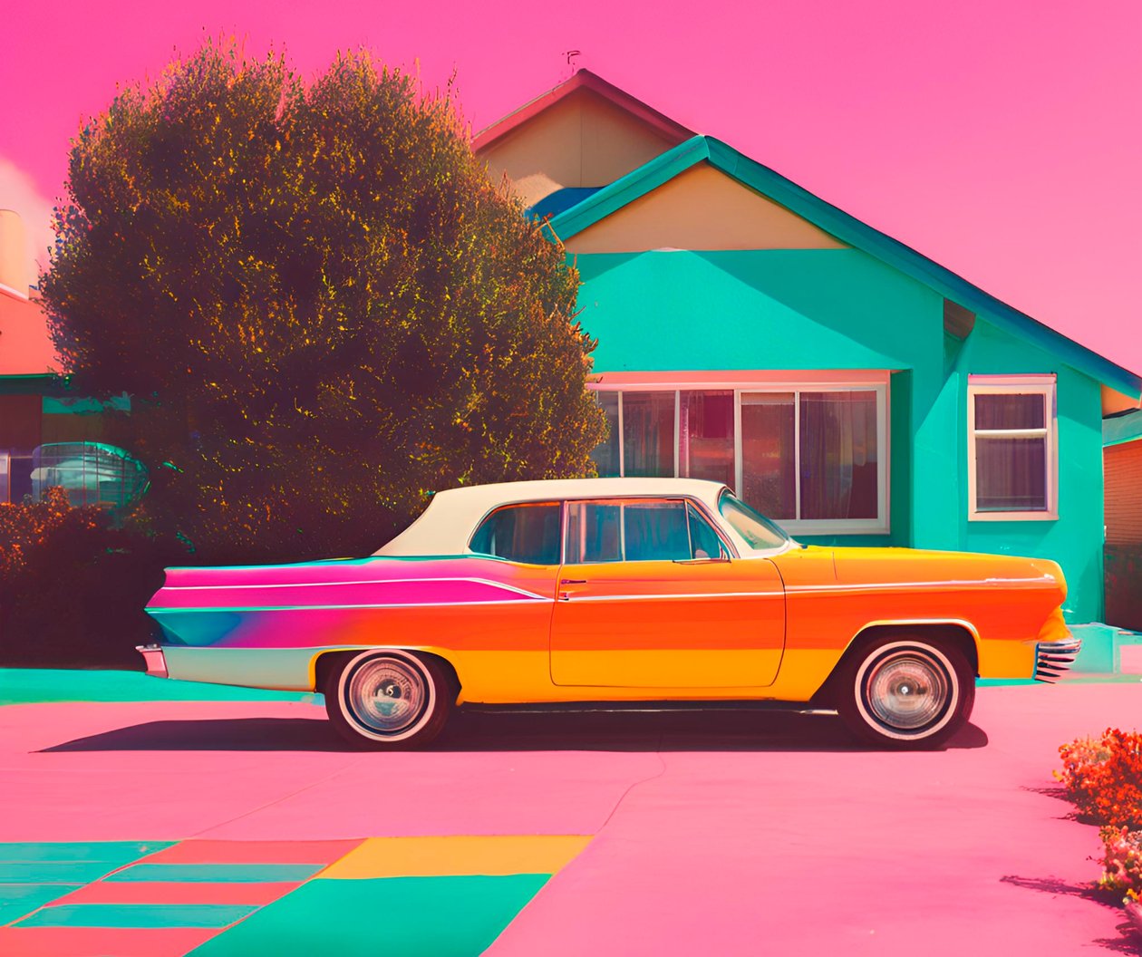 Technicolor Dreams, 21 wiek (obraz) autorstwa George Rosaly