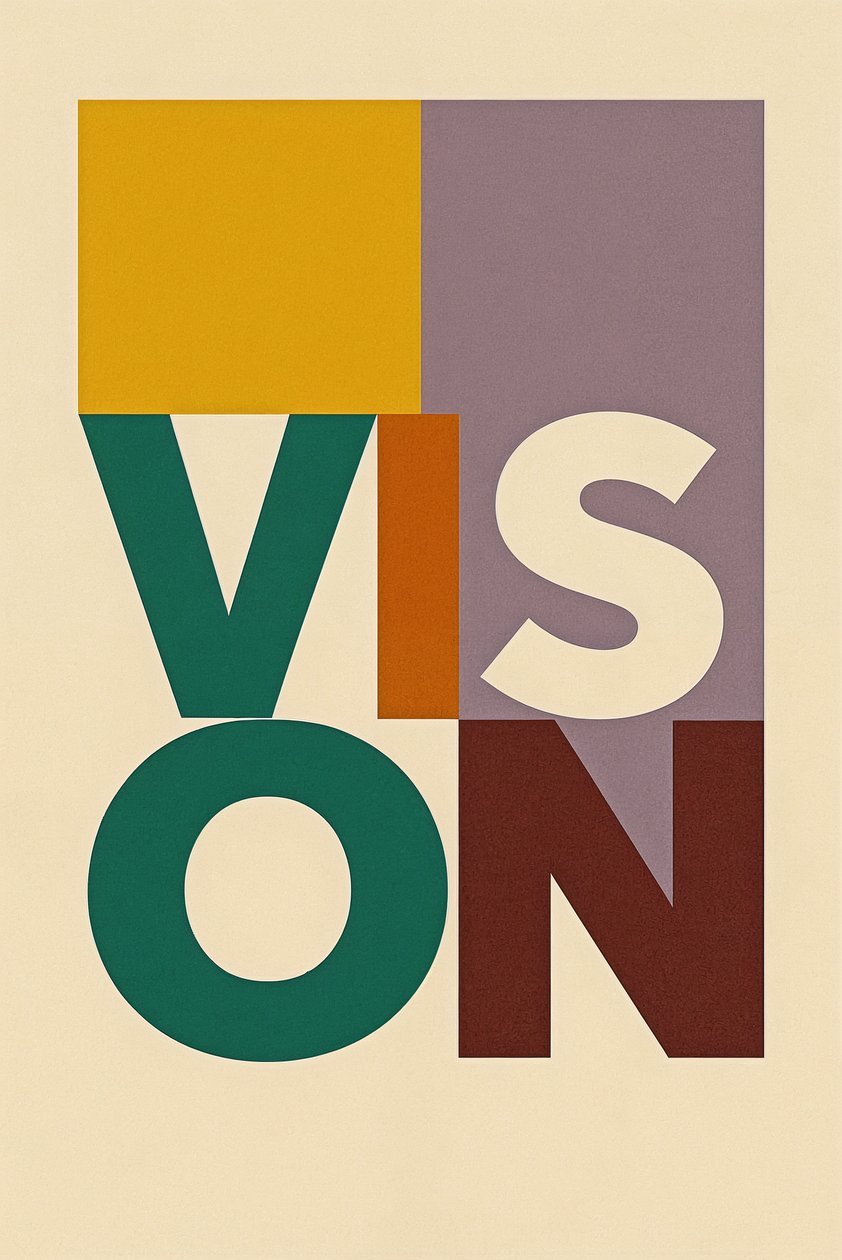 VISION In Motion, 2025 (akryl na płótnie) autorstwa George Rosaly