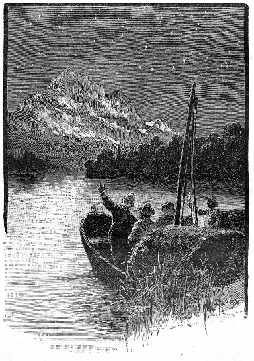 Ilustracja do powieści Julesa Verne