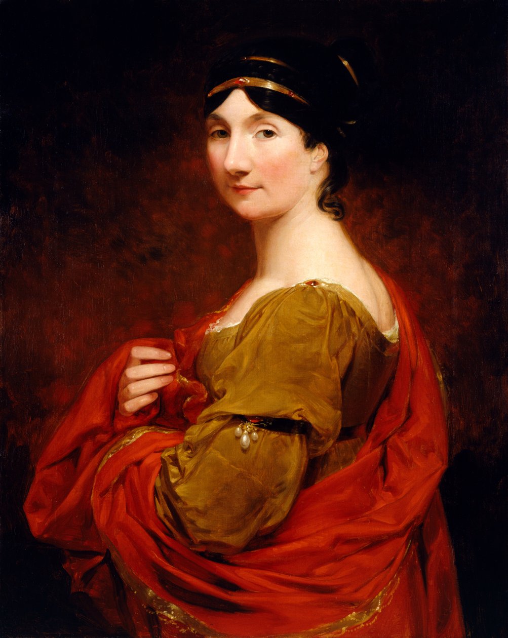 Frederika, hrabina Mansfield (olej na płótnie) autorstwa George Sanders