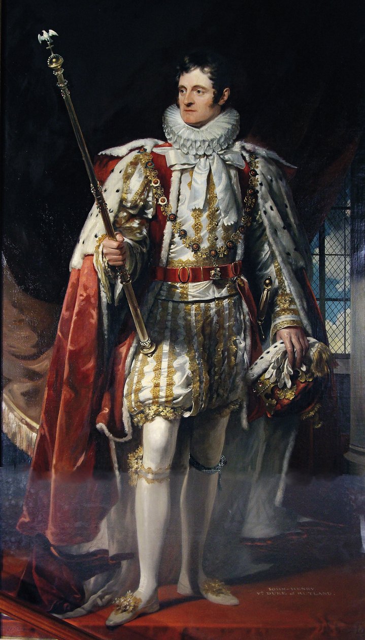 John Henry, 5. książę Rutland, 1820 autorstwa George Sanders