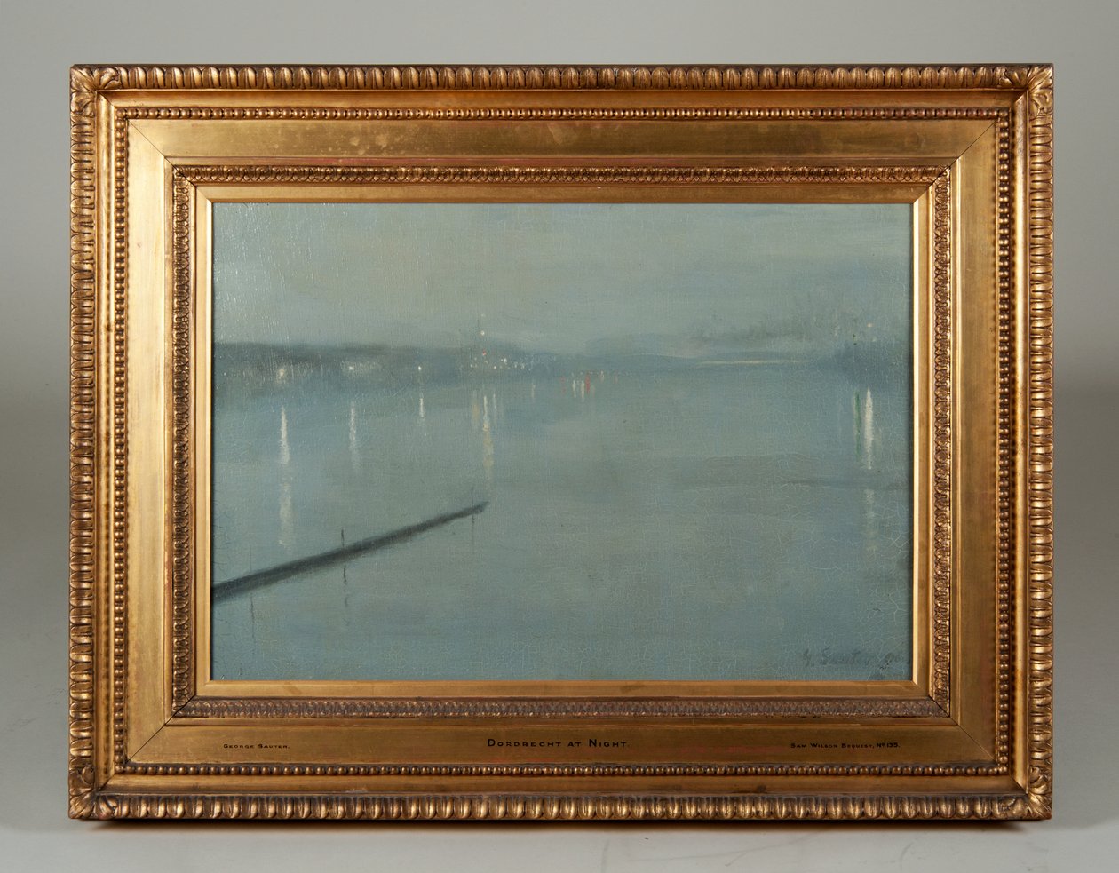 Dordrecht, Holandia, nocą autorstwa George Sauter