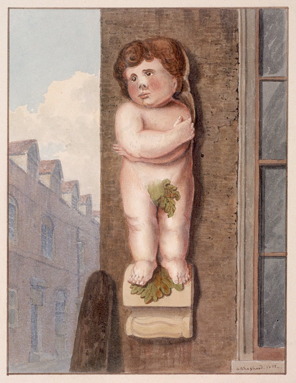 Pye Corner, Londyn, 1812 autorstwa George Shepheard