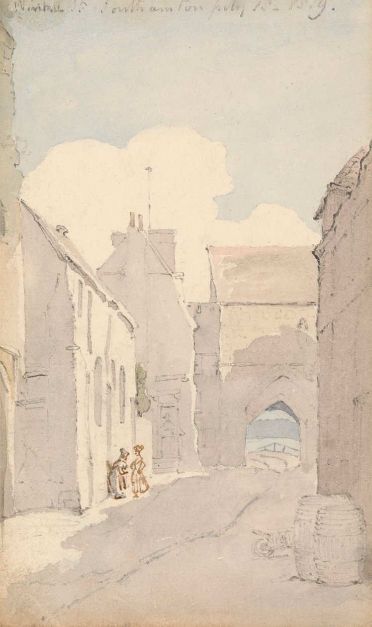 Winkle Street w Southampton autorstwa George Shepheard