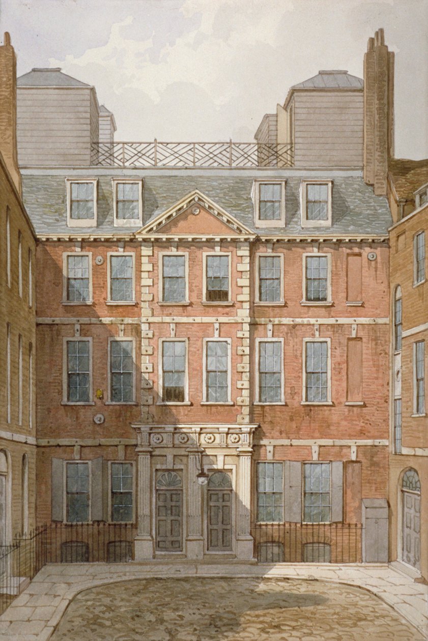 Budynki Beauforta, Strand, Westminster, Londyn, c1810 autorstwa George Shepherd
