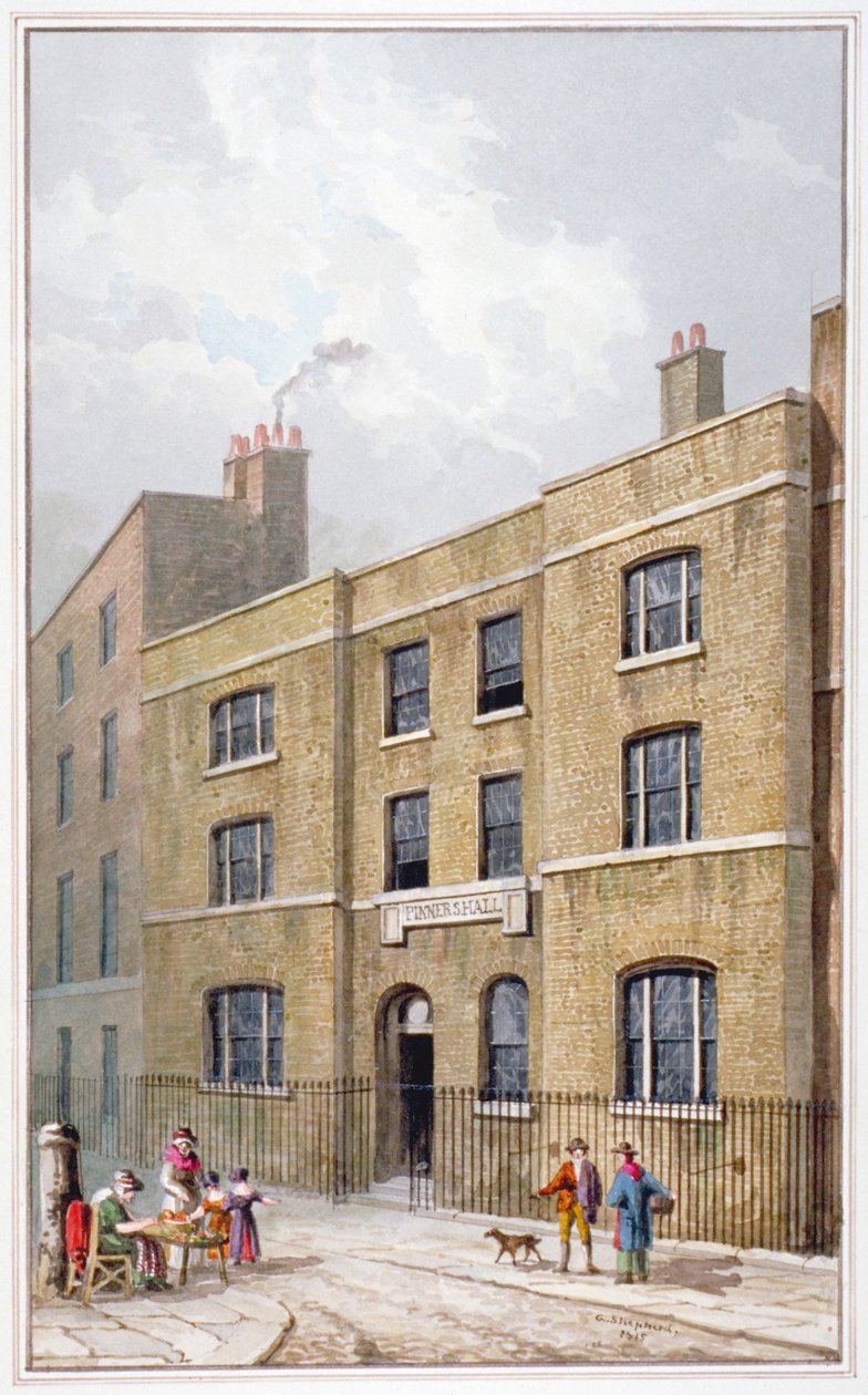 Budynek przy Old Broad Street ze znakiem Pinners