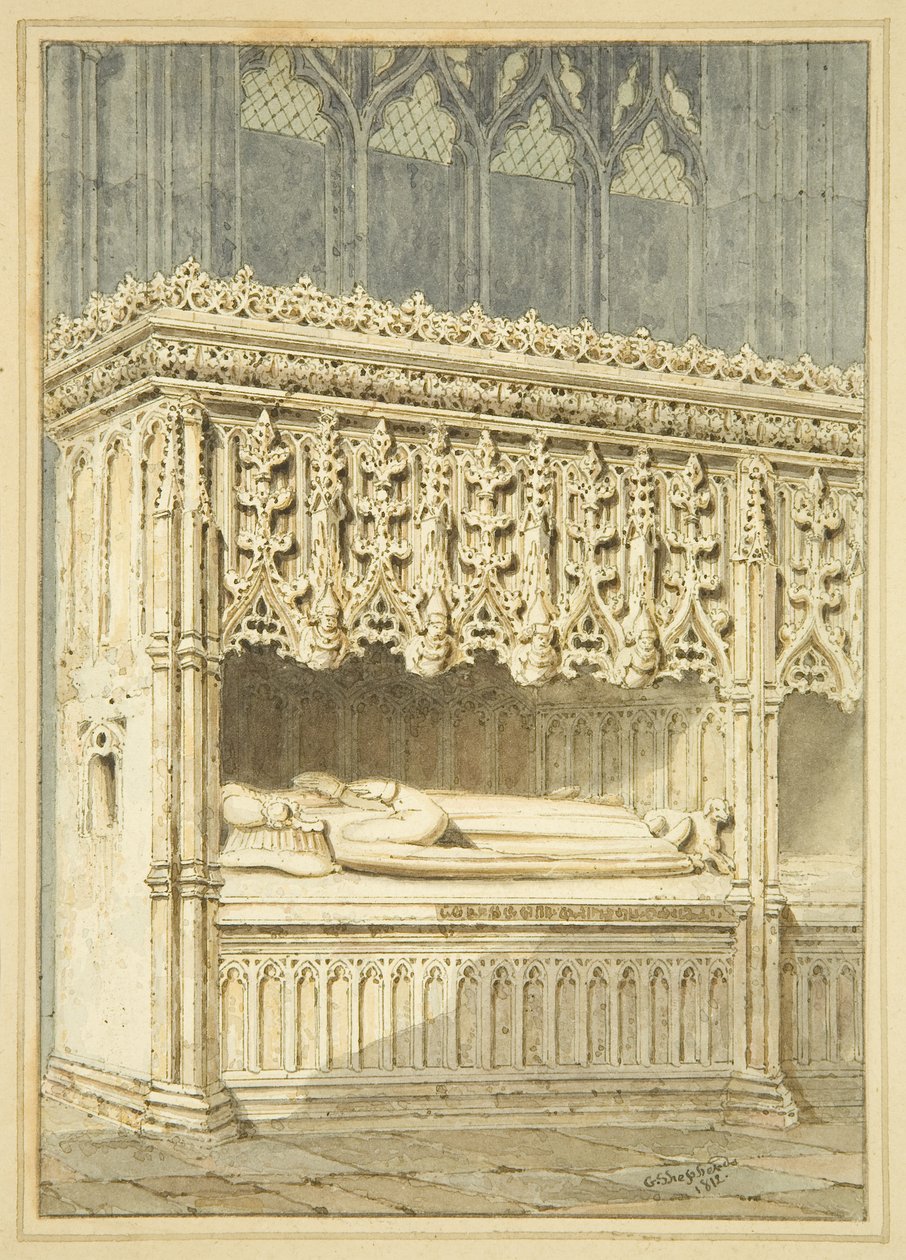 Pomnik Sir Thomasa Mede w St Mary Redcliffe autorstwa George Shepherd
