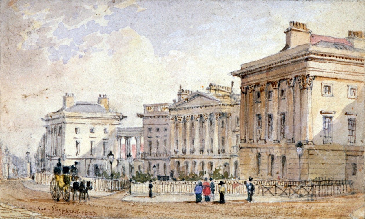 Widok na Clarence Terrace w Regent