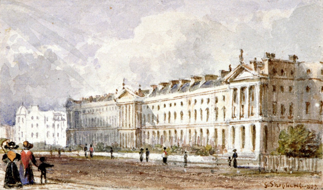 Widok na Hanover Terrace w Regent