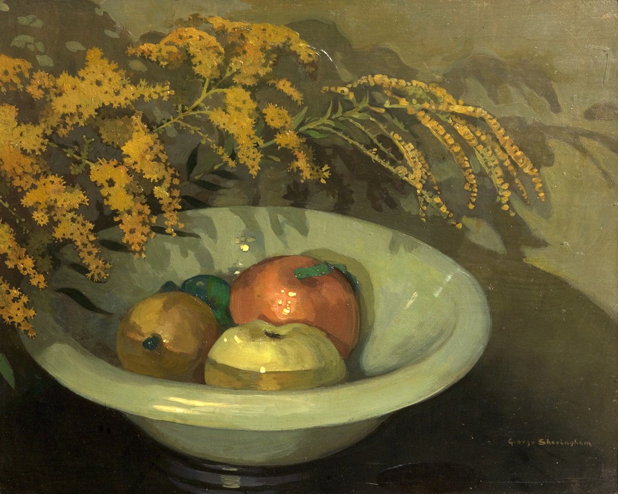 Owoce w Jadeitowej Misce autorstwa George Sheringham