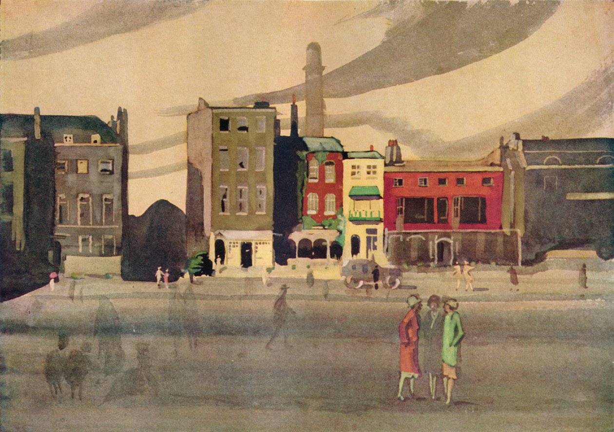 Londyn wiosną, XIX wiek, 1938 autorstwa George Sheringham