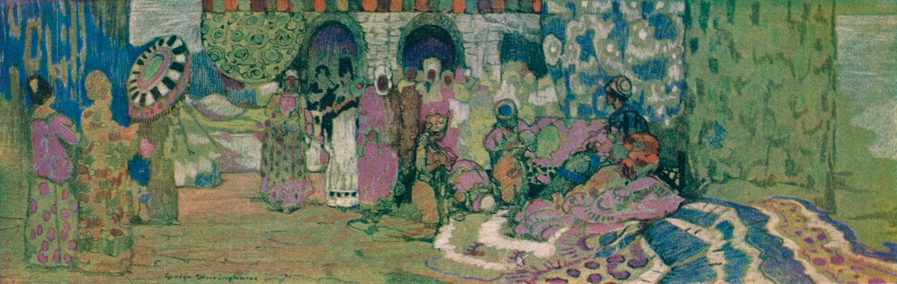 Ambasadorzy, c1917, 1918 autorstwa George Sheringham