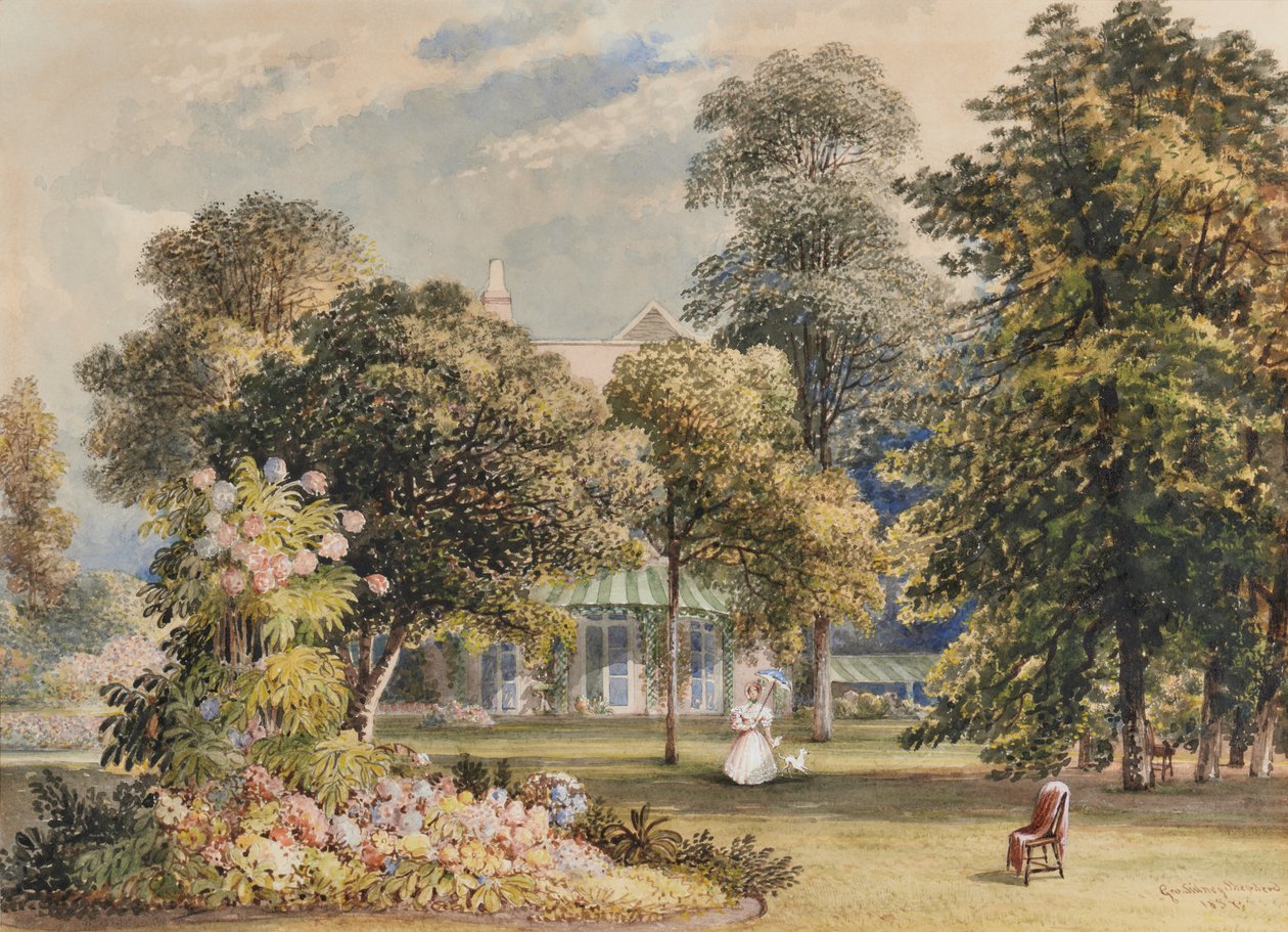 Maidstone, siedziba majora Maurice, Hon. Kompania Wschodnio Indyjska autorstwa George Sidney Shepherd