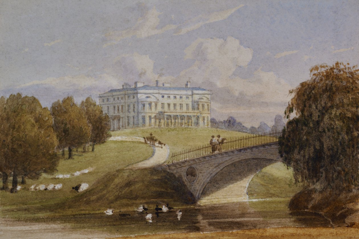 Widok na mote house (nr 1) autorstwa George Sidney Shepherd