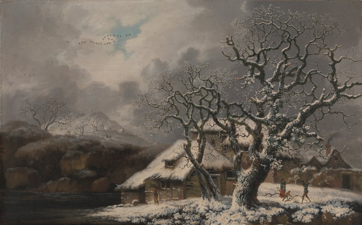 Zimowy krajobraz autorstwa George Smith