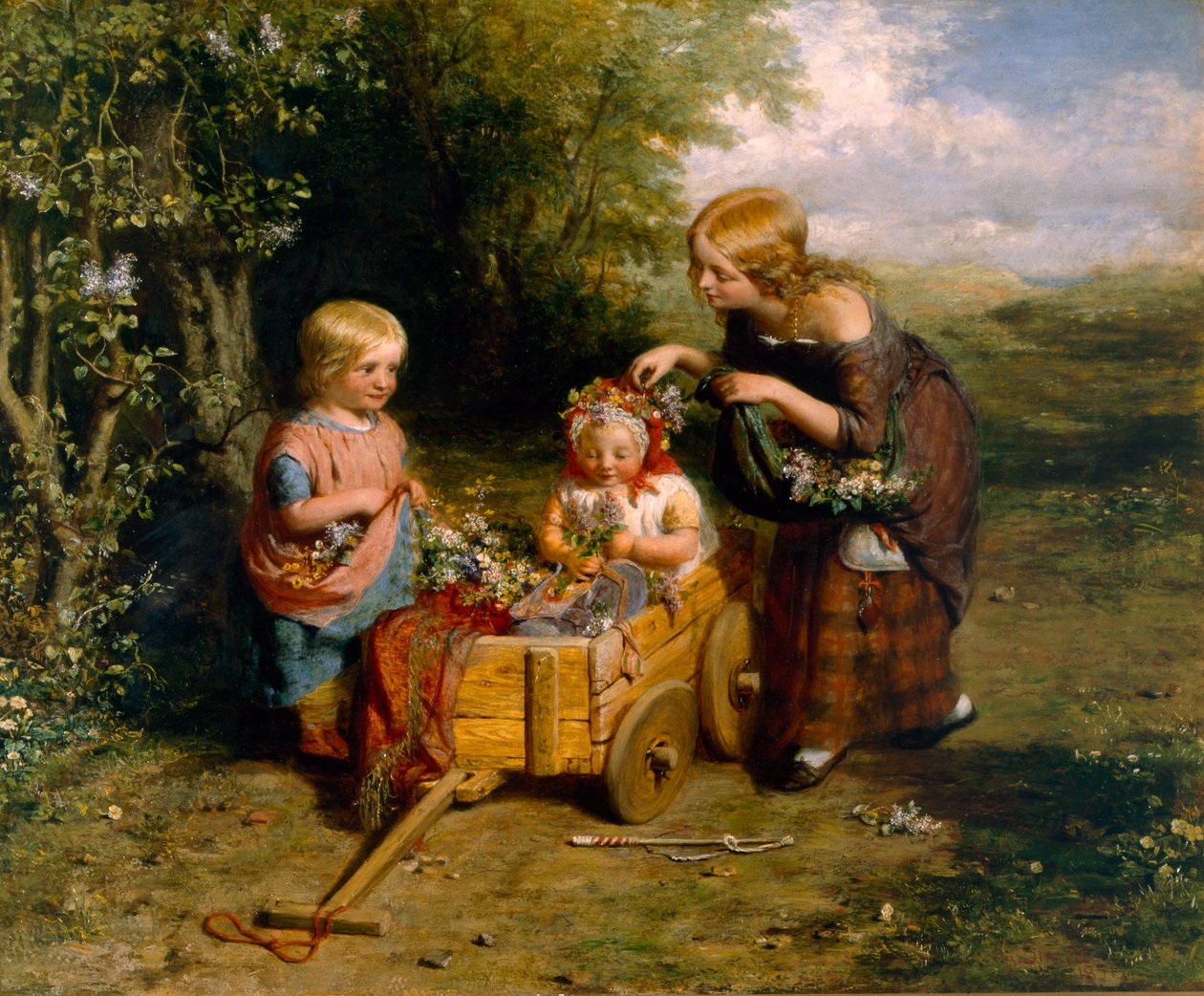 Wiosenne kwiaty, 1851. autorstwa George Smith
