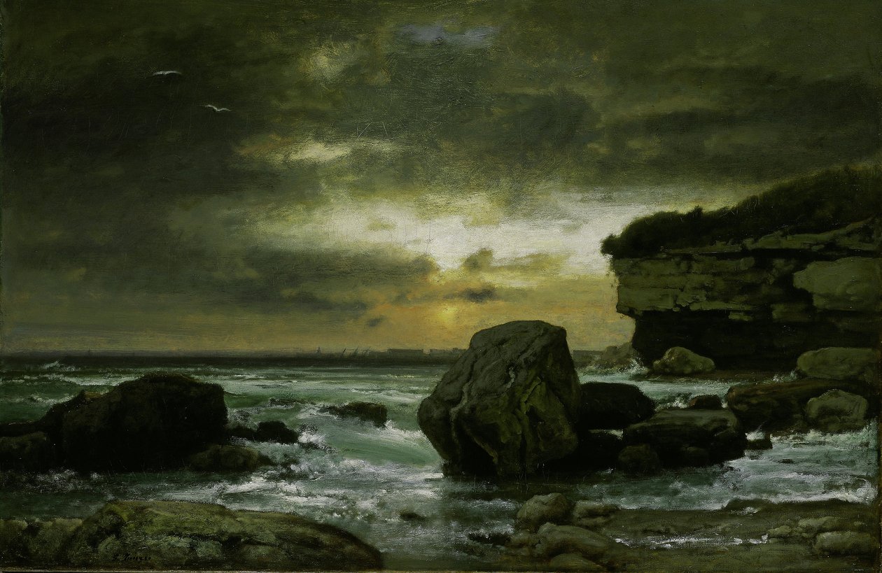 Marine, c.1874-75 autorstwa George Snr. Inness
