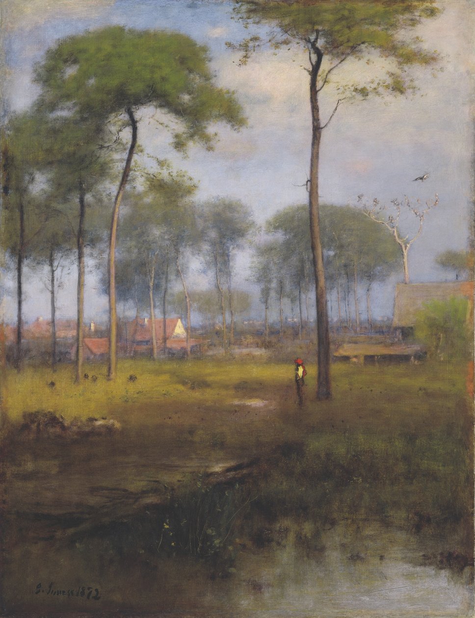 Wczesny poranek, Tarpon Springs, 1892 autorstwa George Snr. Inness