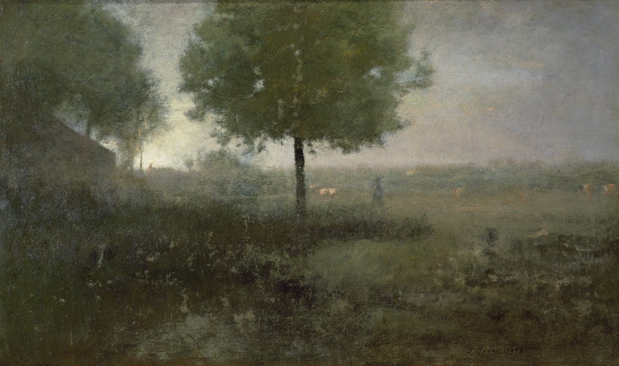 Mglisty poranek, Montclair autorstwa George Snr. Inness