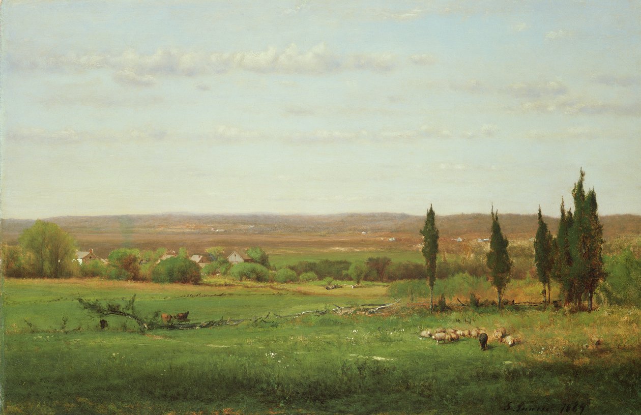 W pobliżu Eagleswood, 1869 autorstwa George Snr. Inness