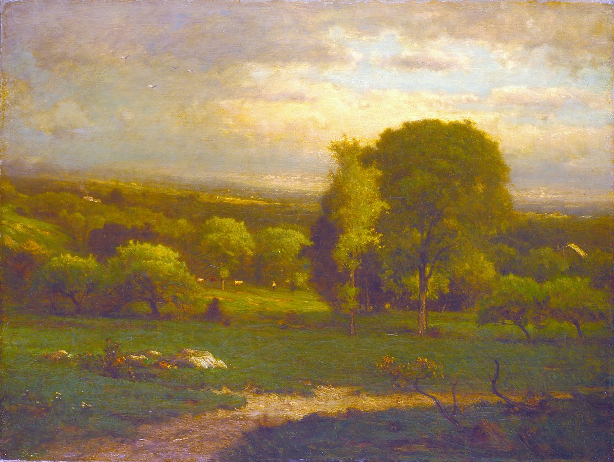 Dolina Saco (olej na płótnie) autorstwa George Snr. Inness