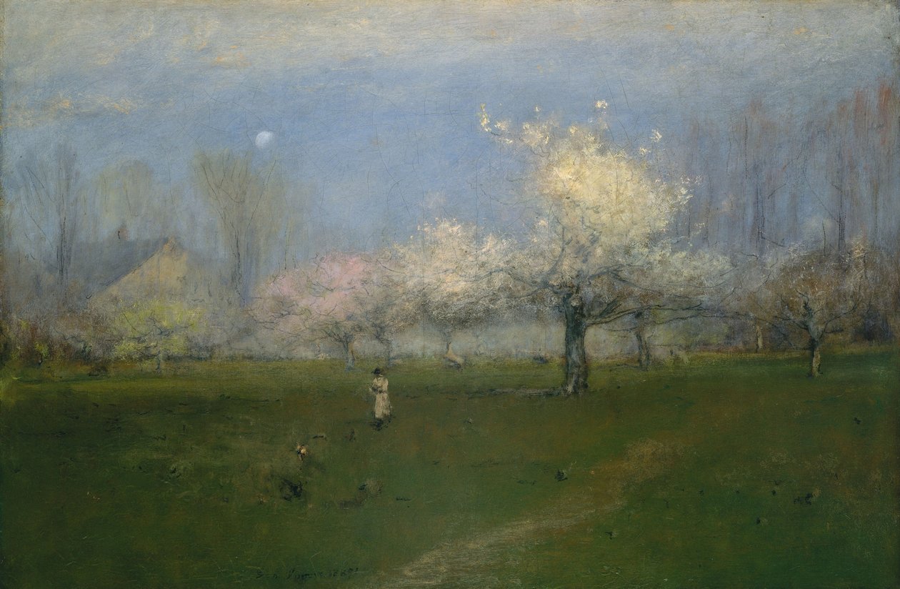 Spring Blossoms, Montclair, New Jersey, ok. 1891 r. autorstwa George Snr. Inness