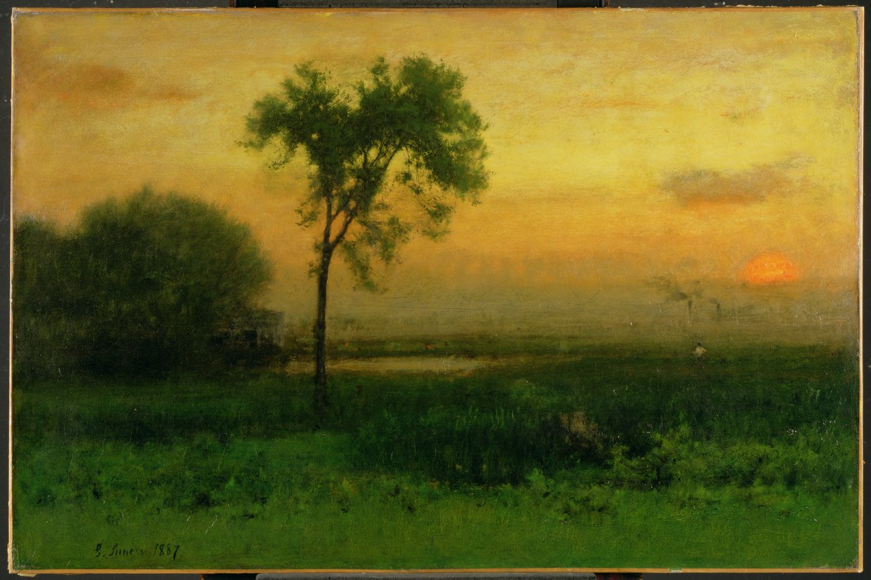 Wschód słońca, 1887 autorstwa George Snr. Inness