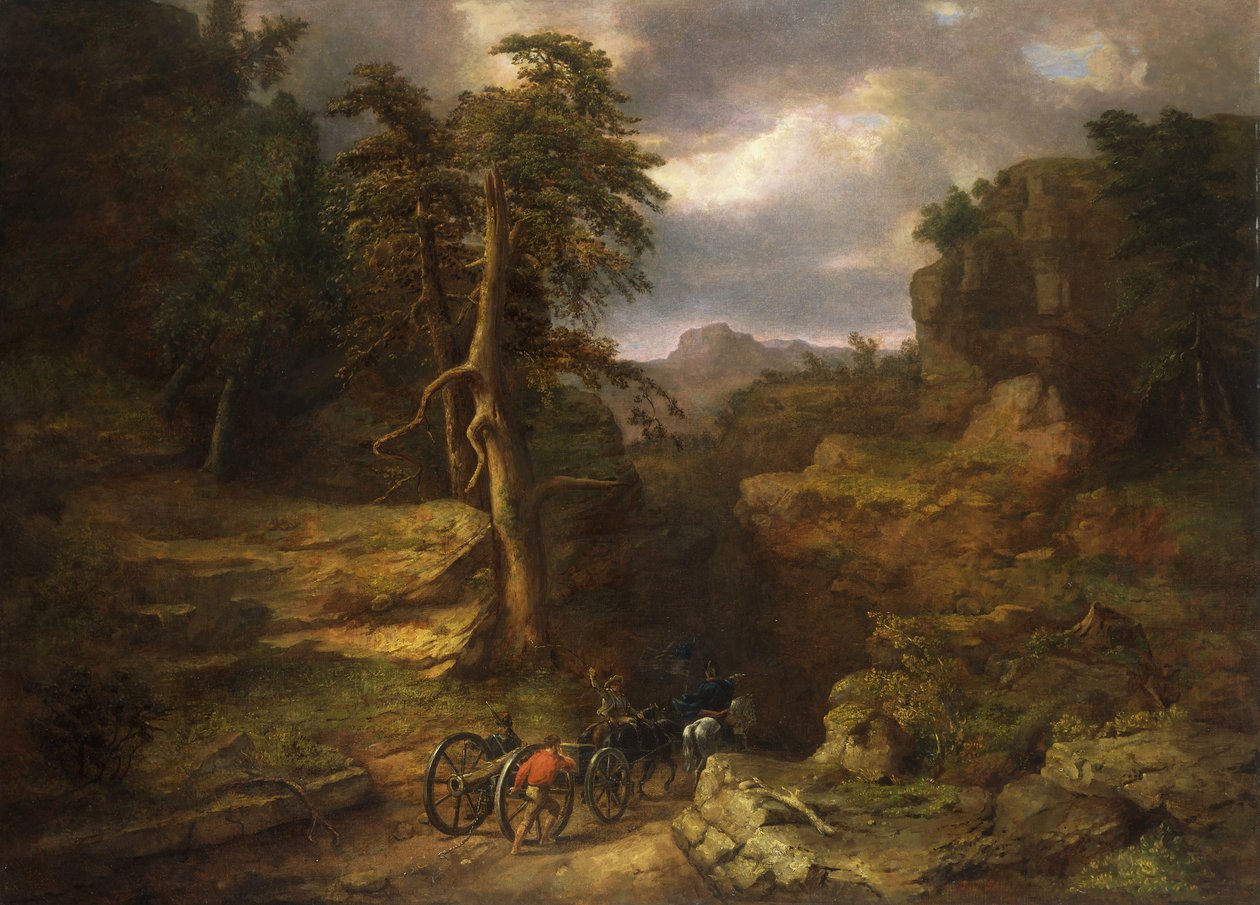 Ponure dni 1776 roku, autorstwa George Snr. Inness