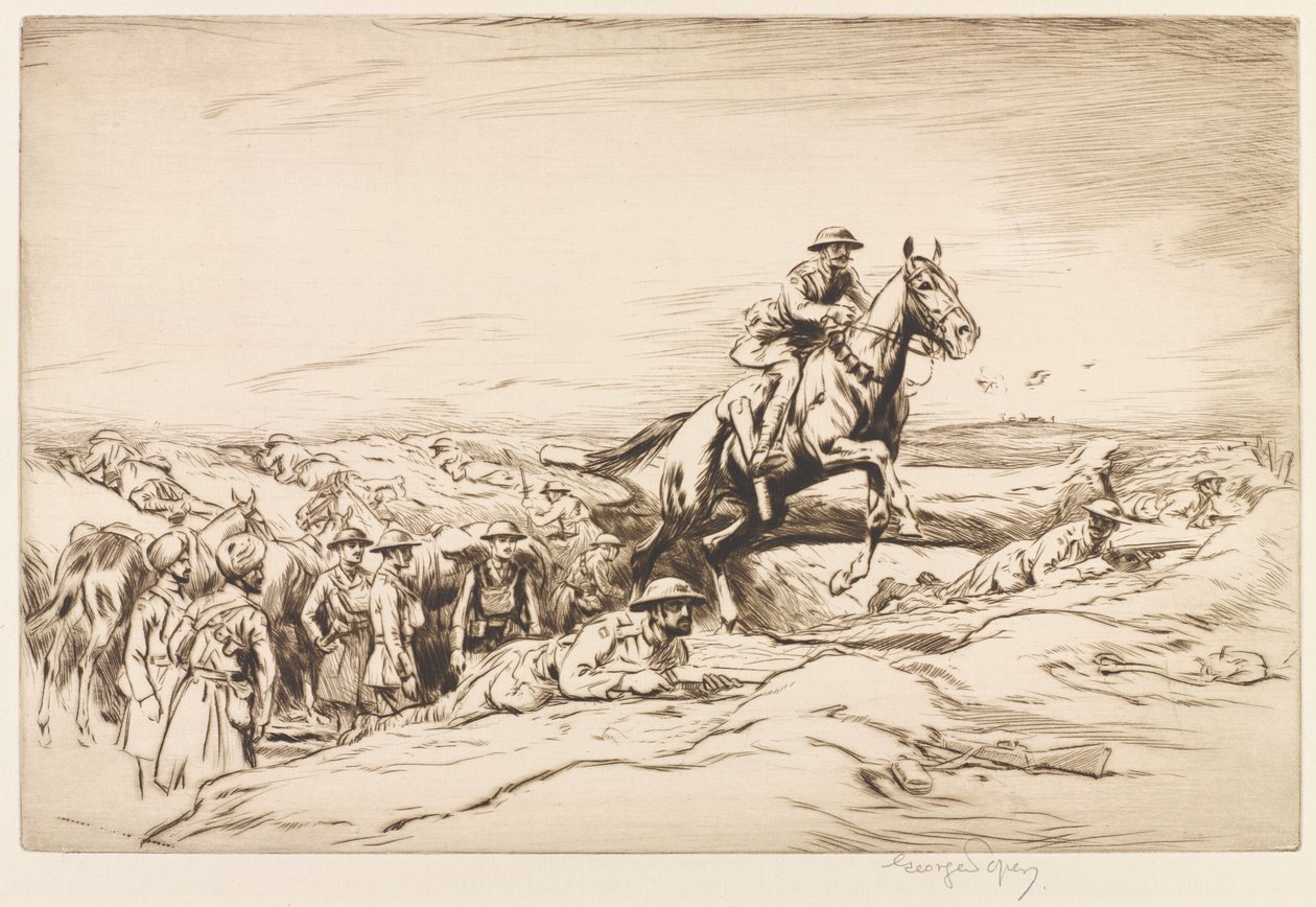„Drugi lansjerzy w Epehy 1 grudnia 1917 r. autorstwa George Soper