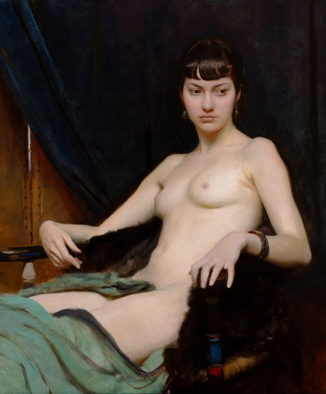 Studium (olej na płótnie) autorstwa George Spencer Watson