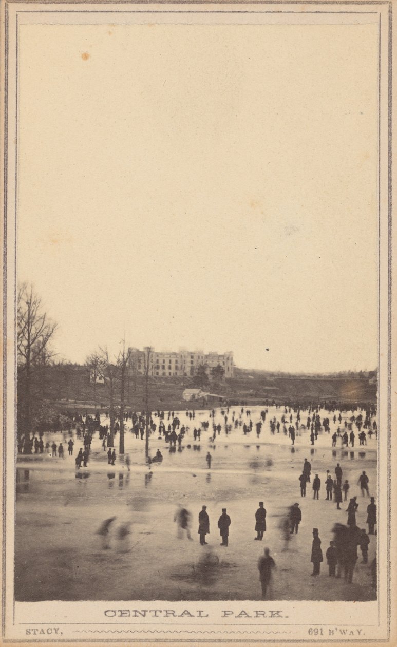 Central Park, lata sześćdziesiąte XIX wieku (zdjęcie) autorstwa George Stacy