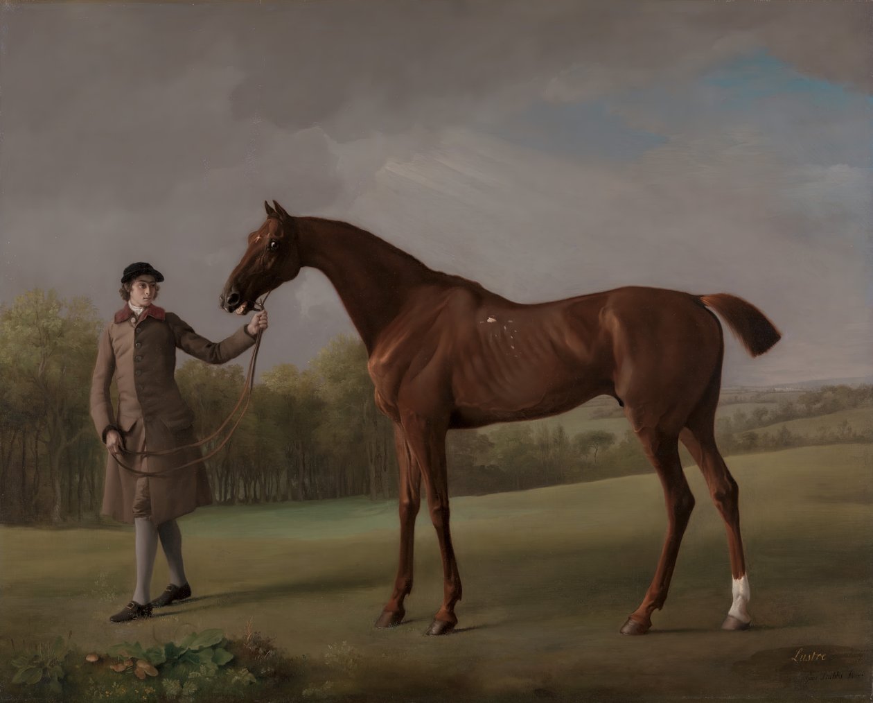 Lustre, trzymany przez Pana Młodego, ca. 1762. autorstwa George Stubbs
