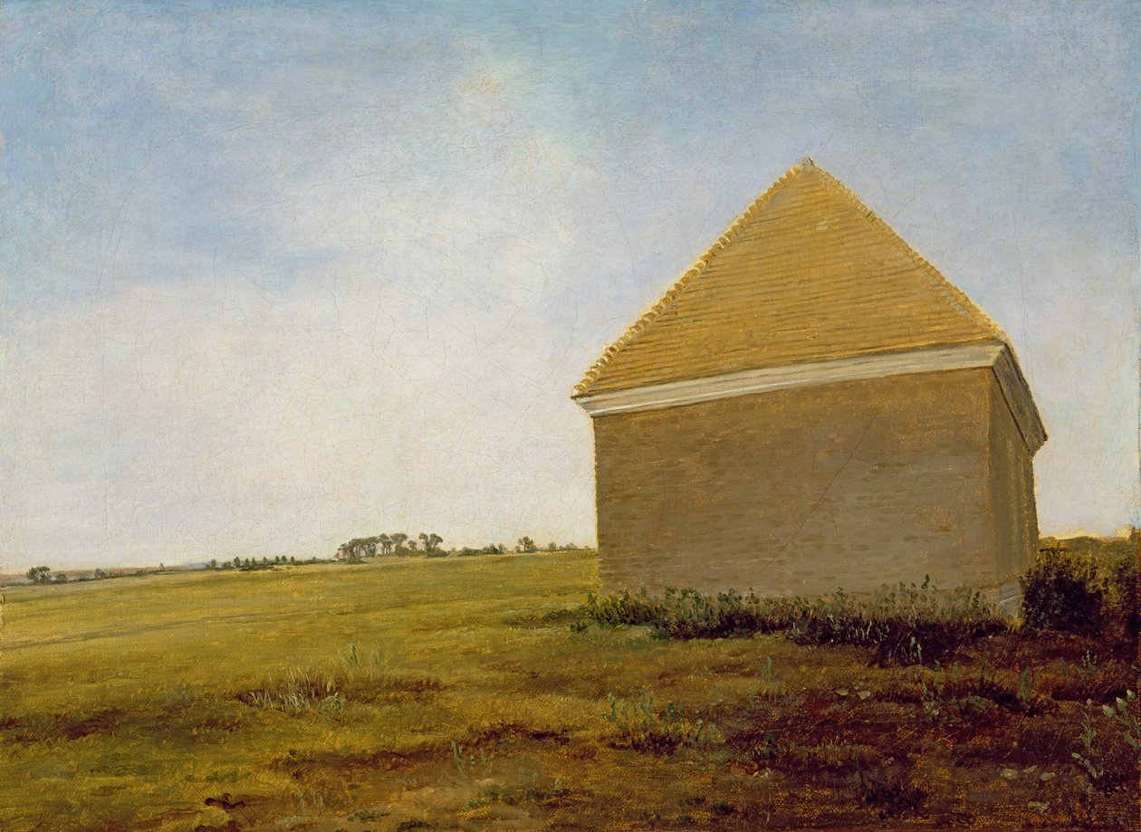 Newmarket Heath, z Rubbing-Down House, c.1765 (po renowacji) (patrz 111978) autorstwa George Stubbs