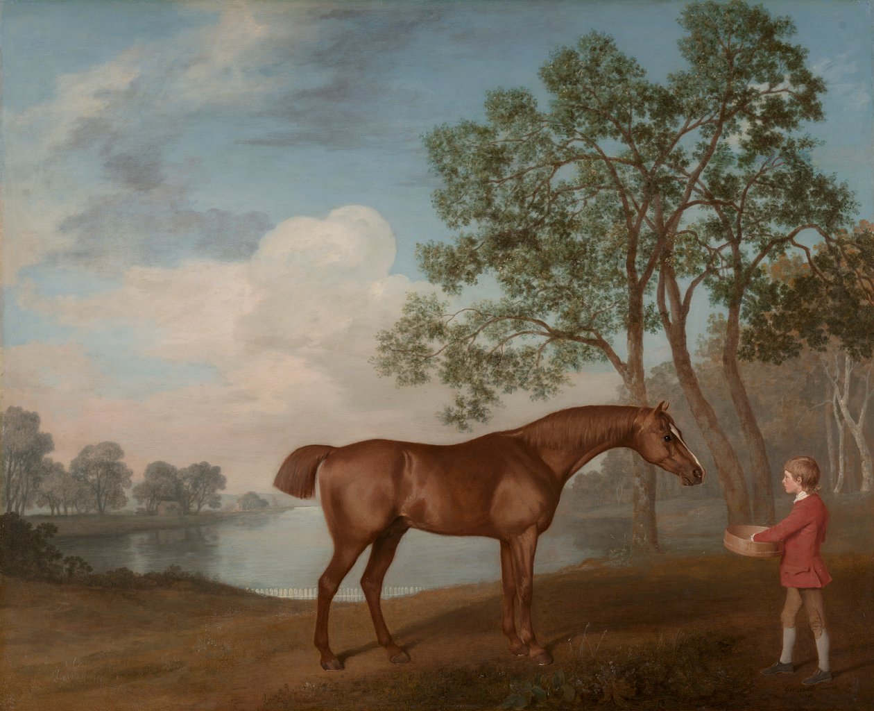 Dynia ze stajennym autorstwa George Stubbs